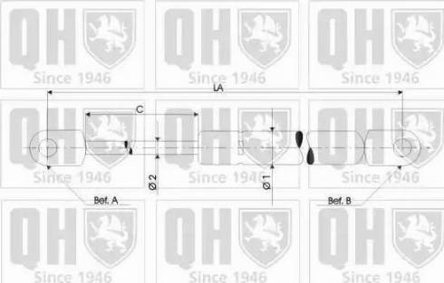 Quinton Hazell QTS828133 - Gasfeder, Motorhaube alexcarstop-ersatzteile.com