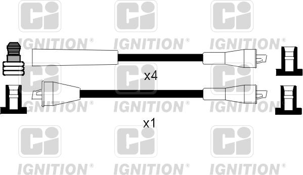 Quinton Hazell XC990 - Zündleitungssatz alexcarstop-ersatzteile.com