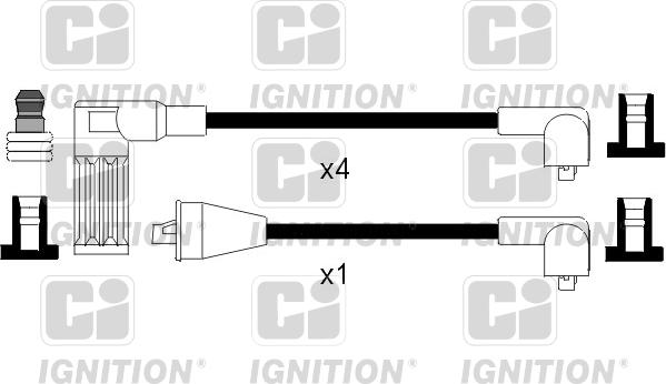 Quinton Hazell XC908 - Zündleitungssatz alexcarstop-ersatzteile.com