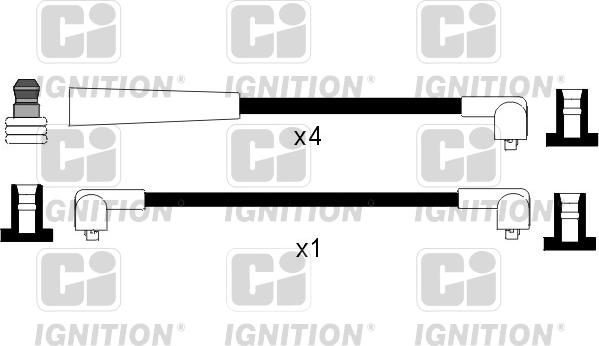 Quinton Hazell XC415 - Zündleitungssatz alexcarstop-ersatzteile.com