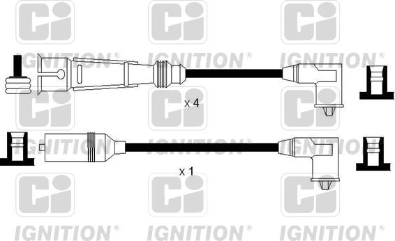 Quinton Hazell XC1160 - Zündleitungssatz alexcarstop-ersatzteile.com