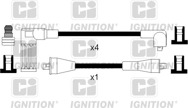 Quinton Hazell XC814 - Zündleitungssatz alexcarstop-ersatzteile.com