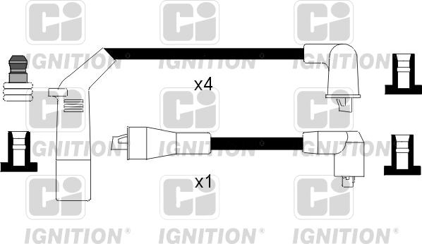 Quinton Hazell XC784 - Zündleitungssatz alexcarstop-ersatzteile.com