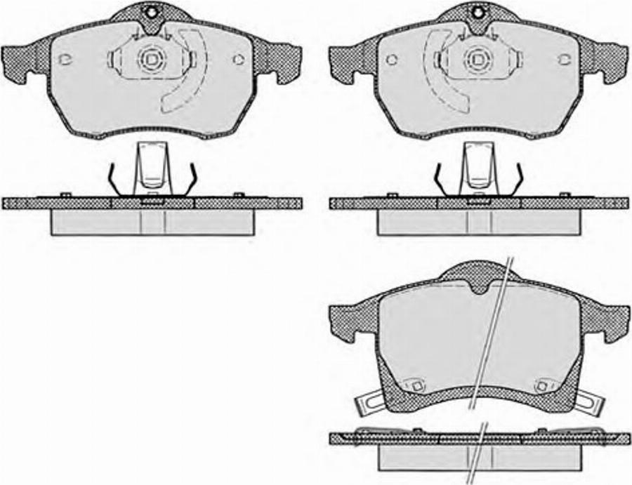 Raicam 664.0 - Bremsbelagsatz, Scheibenbremse alexcarstop-ersatzteile.com