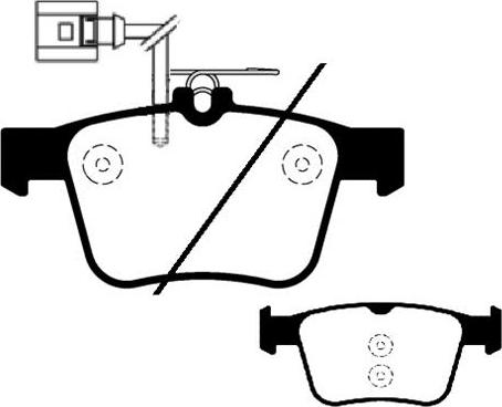 Roulunds Rubber 278181 - Bremsbelagsatz, Scheibenbremse alexcarstop-ersatzteile.com