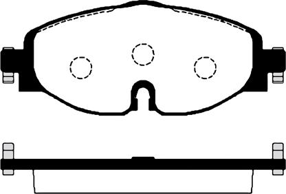 4U Autoparts 37406VV - Bremsbelagsatz, Scheibenbremse alexcarstop-ersatzteile.com