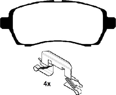 Raicam RA.0940.0K1 - Bremsbelagsatz, Scheibenbremse alexcarstop-ersatzteile.com