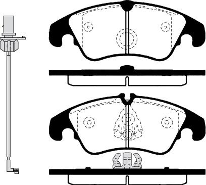 Valeo 302496 - Bremsbelagsatz, Scheibenbremse alexcarstop-ersatzteile.com