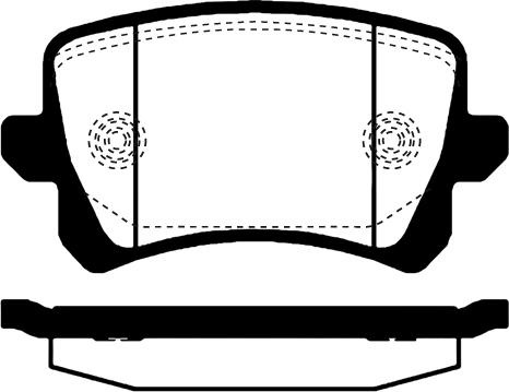 Valeo 670258 - Bremsbelagsatz, Scheibenbremse alexcarstop-ersatzteile.com