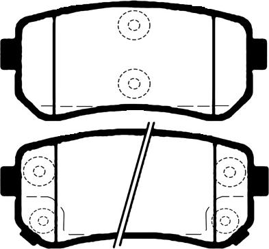 4U Autoparts 37727HY - Bremsbelagsatz, Scheibenbremse alexcarstop-ersatzteile.com