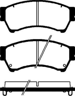 HELLA T1743 - Bremsbelagsatz, Scheibenbremse alexcarstop-ersatzteile.com