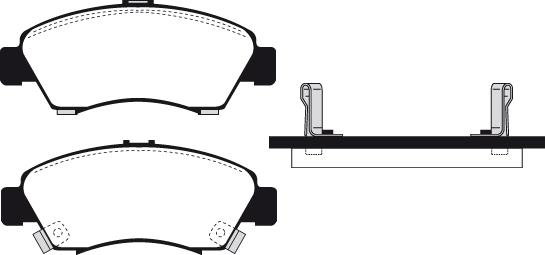 Raicam RA.0454.0 - Bremsbelagsatz, Scheibenbremse alexcarstop-ersatzteile.com