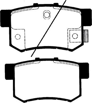 ATE 605711 - Bremsbelagsatz, Scheibenbremse alexcarstop-ersatzteile.com