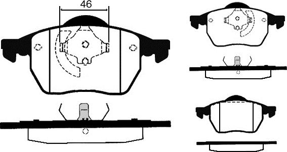 Raicam RA.0429.1 - Bremsbelagsatz, Scheibenbremse alexcarstop-ersatzteile.com