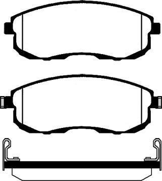 E.T.F. 443 - Bremsbelagsatz, Scheibenbremse alexcarstop-ersatzteile.com