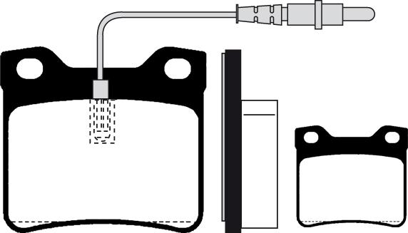 BENDIX 342398NA - Bremsbelagsatz, Scheibenbremse alexcarstop-ersatzteile.com