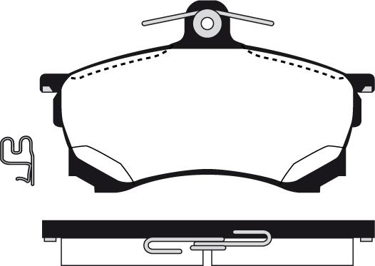 BENDIX 571942 - Bremsbelagsatz, Scheibenbremse alexcarstop-ersatzteile.com