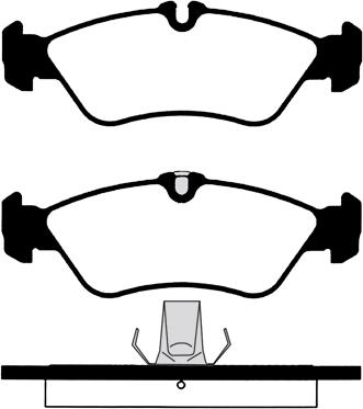 BENDIX 571910 - Bremsbelagsatz, Scheibenbremse alexcarstop-ersatzteile.com