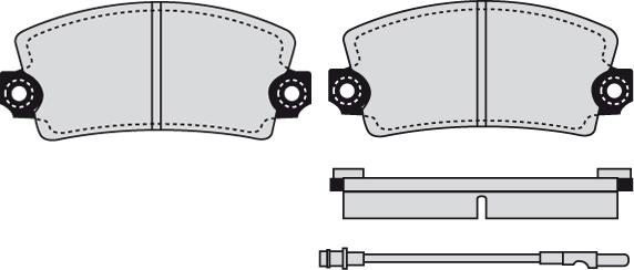 Raicam RA.0086.2 - Bremsbelagsatz, Scheibenbremse alexcarstop-ersatzteile.com