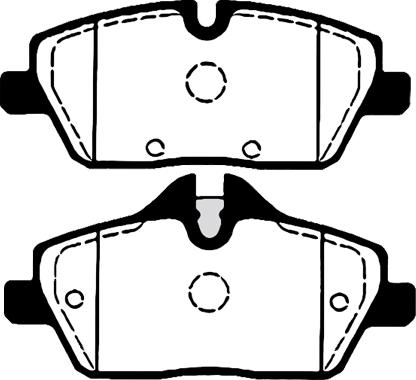 HELLA 8DB 355 014-431 - Bremsbelagsatz, Scheibenbremse alexcarstop-ersatzteile.com