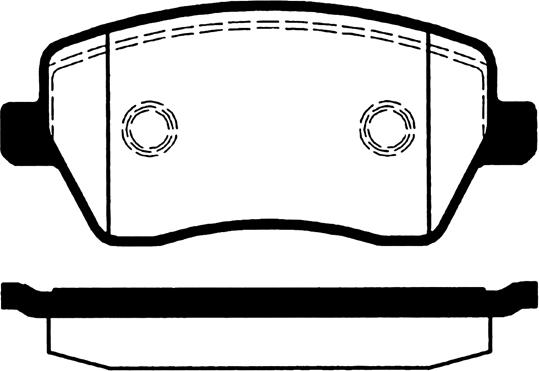 HELLA T1399 - Bremsbelagsatz, Scheibenbremse alexcarstop-ersatzteile.com