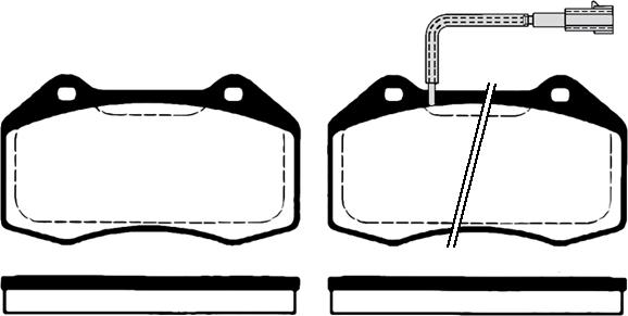 Raicam RA.0801.2 - Bremsbelagsatz, Scheibenbremse alexcarstop-ersatzteile.com