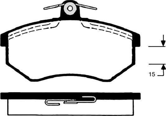 Raicam RA.0813.2 - Bremsbelagsatz, Scheibenbremse alexcarstop-ersatzteile.com