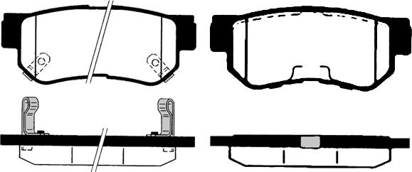 Raicam RA.0833.0 - Bremsbelagsatz, Scheibenbremse alexcarstop-ersatzteile.com