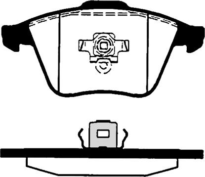 MDR MFP-2349 - Bremsbelagsatz, Scheibenbremse alexcarstop-ersatzteile.com