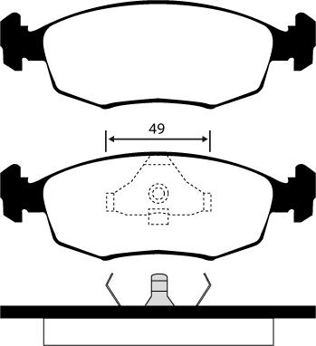 Raicam RA.0318.1 - Bremsbelagsatz, Scheibenbremse alexcarstop-ersatzteile.com