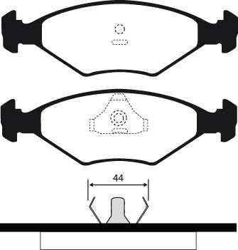 Raicam RA.0331.5 - Bremsbelagsatz, Scheibenbremse alexcarstop-ersatzteile.com