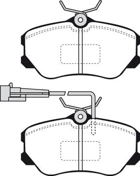 FTE BL1259A4 - Bremsbelagsatz, Scheibenbremse alexcarstop-ersatzteile.com