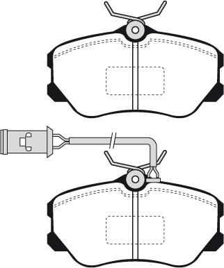 FTE BL1258A2 - Bremsbelagsatz, Scheibenbremse alexcarstop-ersatzteile.com