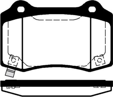 Valeo 670481 - Bremsbelagsatz, Scheibenbremse alexcarstop-ersatzteile.com