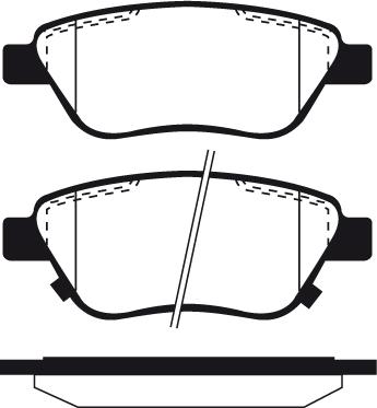 Raicam RA.0760.7 - Bremsbelagsatz, Scheibenbremse alexcarstop-ersatzteile.com