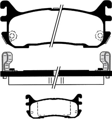 Valeo 671243 - Bremsbelagsatz, Scheibenbremse alexcarstop-ersatzteile.com