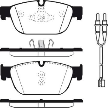 DS (CAPSA) 1622160180 - Bremsbelagsatz, Scheibenbremse alexcarstop-ersatzteile.com