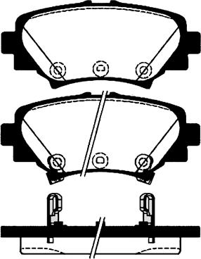 ATE 605657 - Bremsbelagsatz, Scheibenbremse alexcarstop-ersatzteile.com