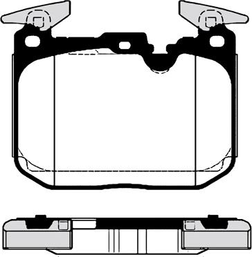 HITEC H 1913 - Bremsbelagsatz, Scheibenbremse alexcarstop-ersatzteile.com