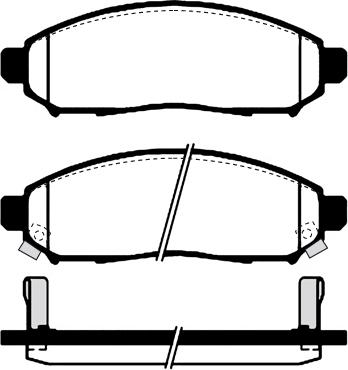 HELLA T2105 - Bremsbelagsatz, Scheibenbremse alexcarstop-ersatzteile.com