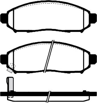 BENDIX 573431 - Bremsbelagsatz, Scheibenbremse alexcarstop-ersatzteile.com