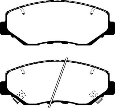 BENDIX 572504 - Bremsbelagsatz, Scheibenbremse alexcarstop-ersatzteile.com