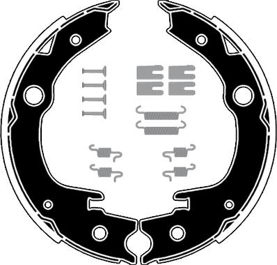 Raicam RA28981 - Bremsbackensatz, Feststellbremse alexcarstop-ersatzteile.com