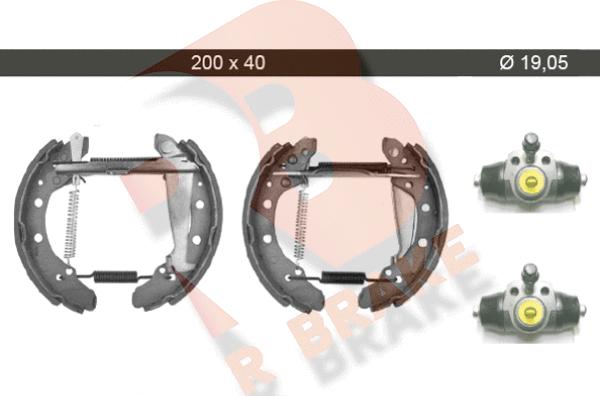 R Brake 79RBKT0003 - Bremsbackensatz alexcarstop-ersatzteile.com