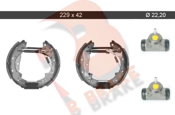 R Brake 79RBKT0075 - Bremsbackensatz alexcarstop-ersatzteile.com