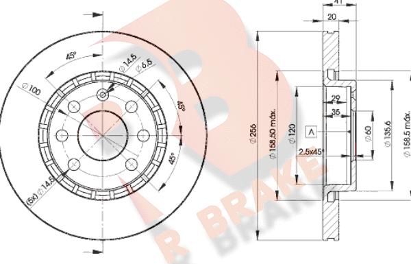 R Brake 78RBD29046 - Bremsscheibe alexcarstop-ersatzteile.com