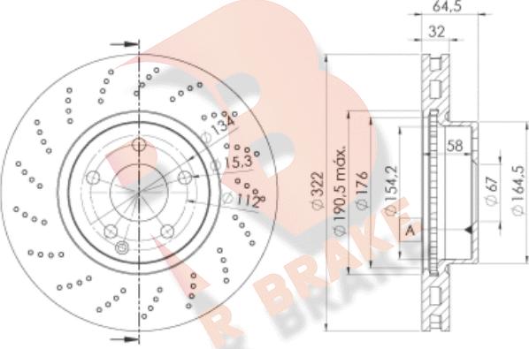 R Brake 78RBD26472 - Bremsscheibe alexcarstop-ersatzteile.com