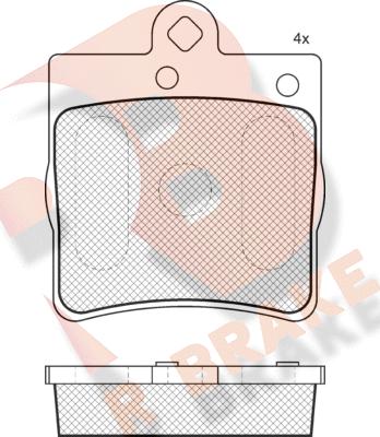 R Brake RB1311-396 - Bremsbelagsatz, Scheibenbremse alexcarstop-ersatzteile.com