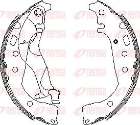 Remsa 4556.01 - Bremsbacke alexcarstop-ersatzteile.com