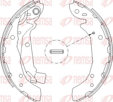 Remsa 4197.00 - Bremsbacke alexcarstop-ersatzteile.com